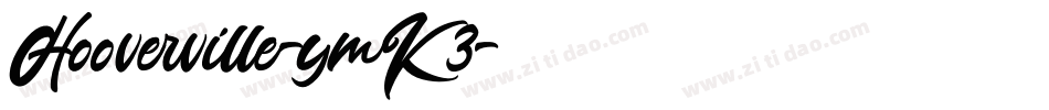 Hooverville-ymK3字体转换