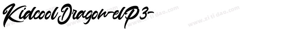 KidcoolDragon-elP3字体转换