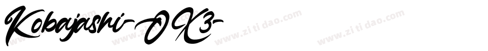 Kobajashi-OX3字体转换
