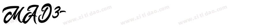 MAD3字体转换