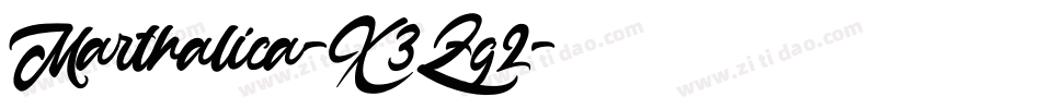 Marthalica-X3Zg2字体转换