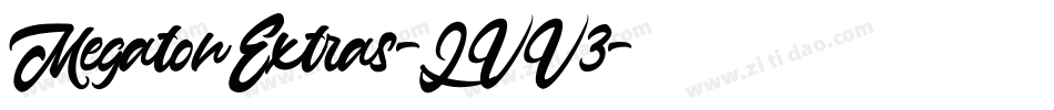 MegatonExtras-LVV3字体转换