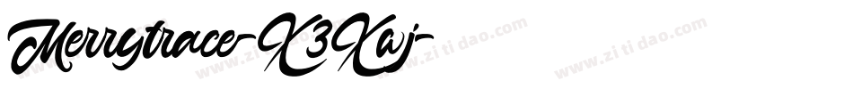 Merrytrace-X3Xwj字体转换