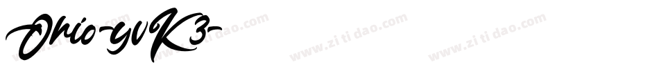 Ohio-yvK3字体转换