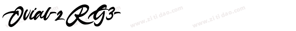 Ovial-zRG3字体转换