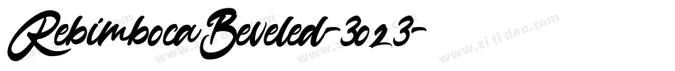 RebimbocaBeveled-3oz3字体转换
