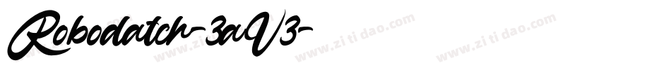 Robodatch-3aV3字体转换