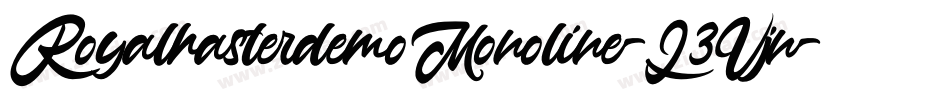 RoyalhasterdemoMonoline-L3Vjn字体转换
