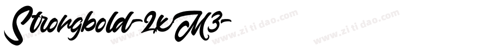 Strongbold-2xM3字体转换