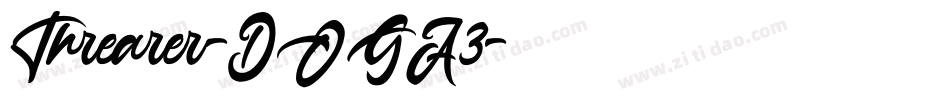 Threarer-DOGA3字体转换