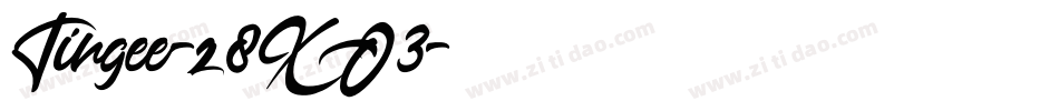 Tingee-z8XO3字体转换