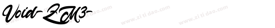 Void-ZM3字体转换