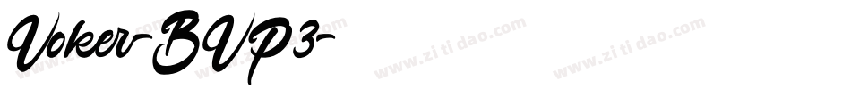 Voker-BVP3字体转换
