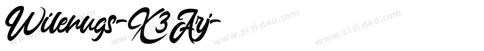Wilenugs-X3Arj字体转换