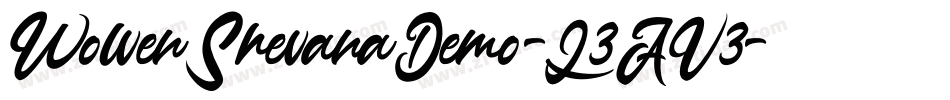 WolvenShevanaDemo-L3AV3字体转换
