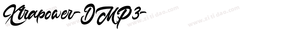 Xtrapower-DMP3字体转换