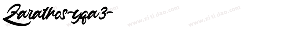 Zarathos-yqa3字体转换