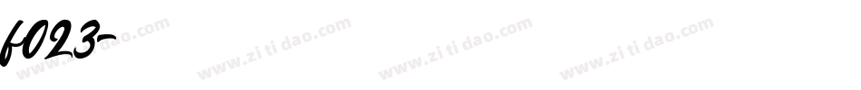 f023字体转换