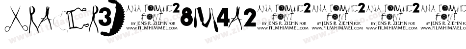 XRacer3D-8M4a2字体转换