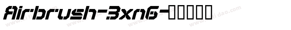 Airbrush-3xnG字体转换