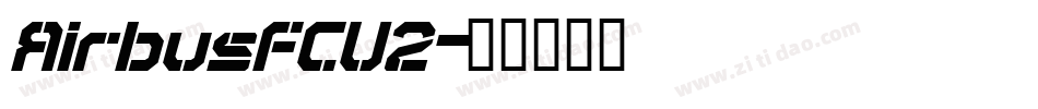 AirbusFCU2字体转换