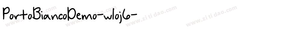 PortoBiancoDemo-w1oj6字体转换