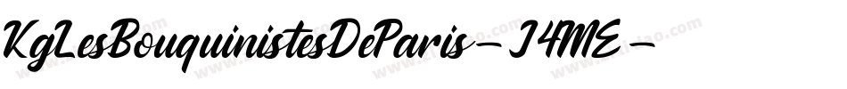 KgLesBouquinistesDeParis-J4ME字体转换 KgLesBouquinistesDeParis-J4ME字体转换