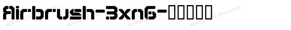 Airbrush-3xnG字体转换