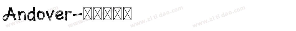 Andover字体转换