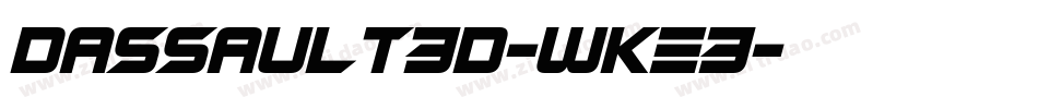 Dassault3D-wKe3字体转换