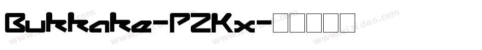 Bukkake-PZKx字体转换