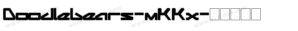 Doodlebears-mKKx字体转换