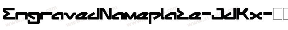 EngravedNameplate-JdKx字体转换