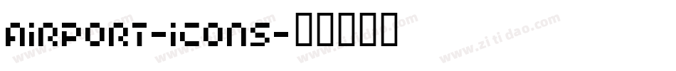 Airport-Icons字体转换