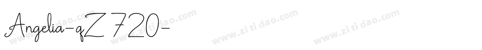 Angelia-qZ720字体转换