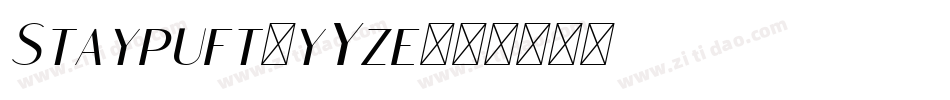 Staypuft-yYze字体转换