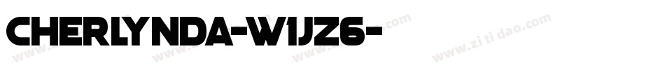 Cherlynda-w1JZ6字体转换