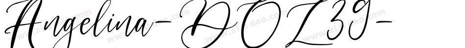Angelina-DOL39字体转换
