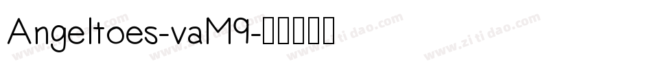 Angeltoes-vaM9字体转换