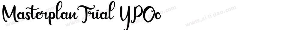 MasterplanTrial-YPOo字体转换