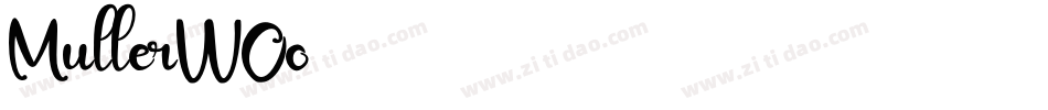 MullerWOo字体转换