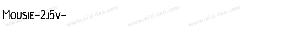 Mousie-2j5v字体转换