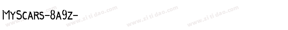 MyScars-8a9z字体转换