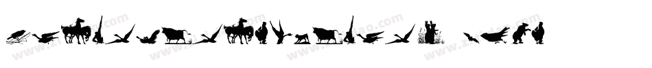 Silhousoldfashion-DYed字体转换