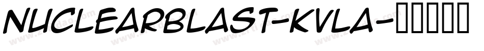 NuclearBlast-KVlA字体转换