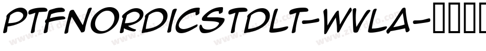PtfNordicStdLt-WVlA字体转换