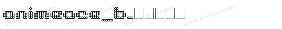 animeace_b字体转换