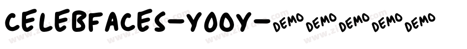CelebFaces-y0oY字体转换
