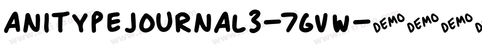 AnitypeJournal3-7Gvw字体转换