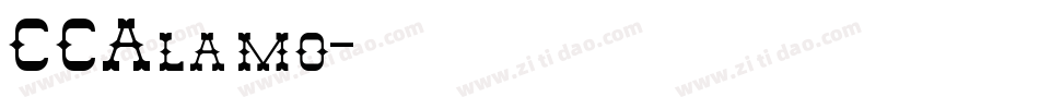 CCAlamo字体转换